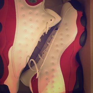 Jordan’s 13 cherry red brand new